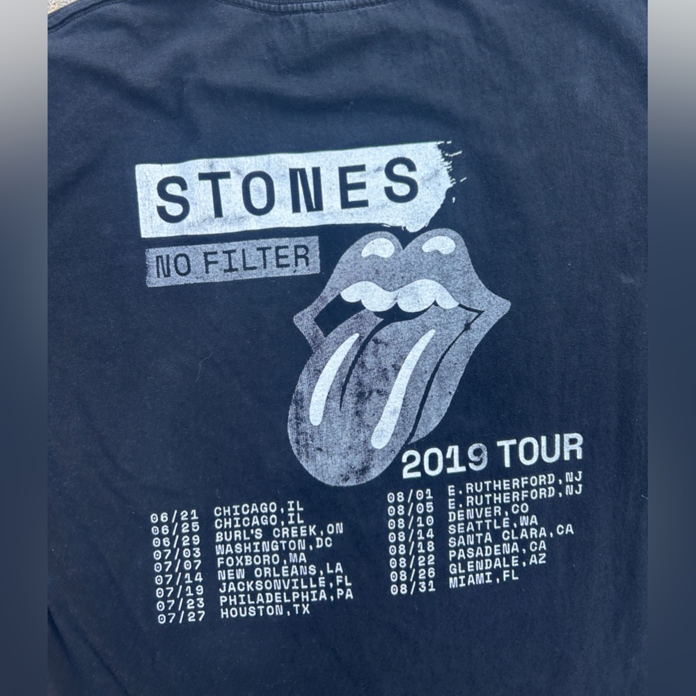 Rolling Stones T-Shirt Heavyweight 100% Cotton Men Size Large Made in Mexico - Picture 7 of 9